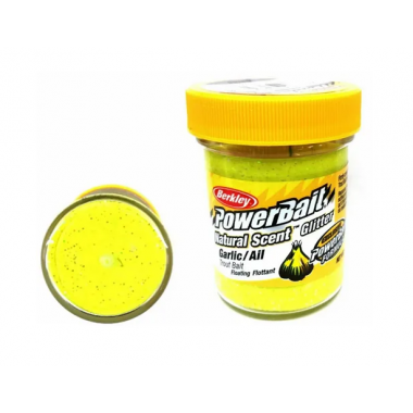Паста форелевая Berkley PowerBait SUNSHINE/YELLOW-ЧЕСНОК